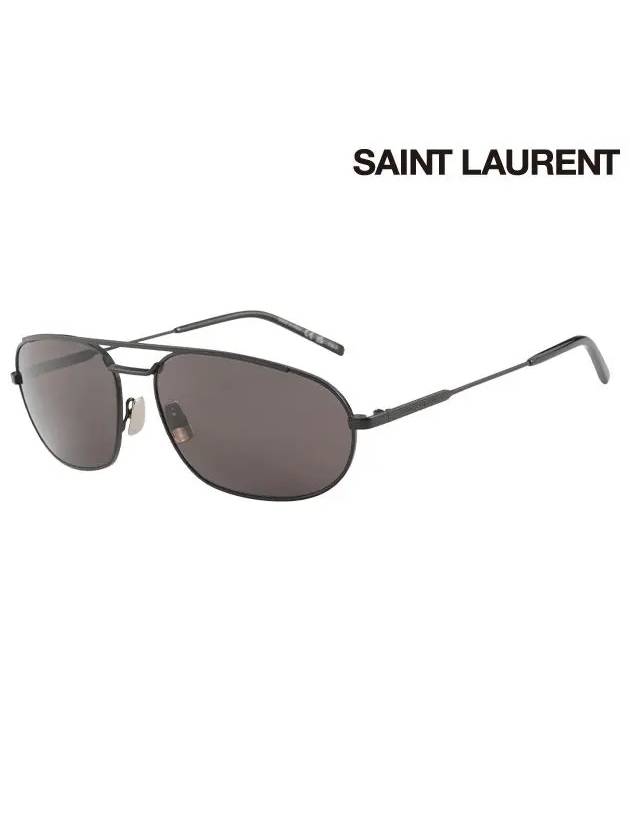 Eyewear Pilot Frame Sunglasses Black - SAINT LAURENT - BALAAN 2