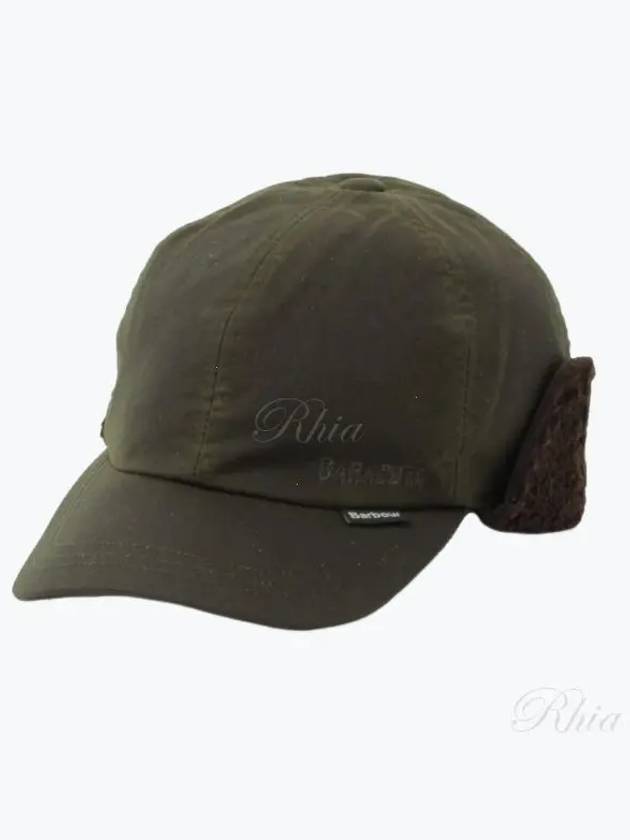 Waxed Trapper Hat Archive Olive - BARBOUR - BALAAN 2