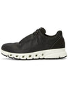 Omnivent Lace Leather Low Top Sneakers Black - ECCO - BALAAN 5