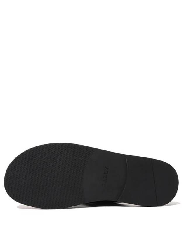 Jabil Leather Slippers Black Red - BALLY - BALAAN 4