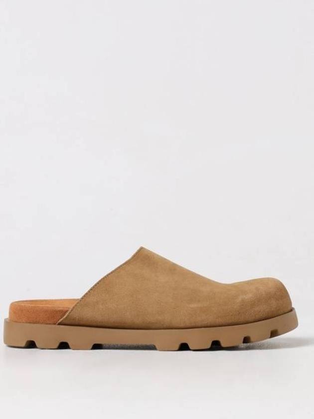 Brutus Leather Clog Slippers Brown - CAMPER - BALAAN 2