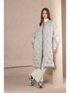 Collarless Circle Quilting Puffer Coat Light Mint - REAL ME ANOTHER ME - BALAAN 1