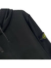 Wappen Patch Classic Fleece Hoodie Black - STONE ISLAND - BALAAN 3