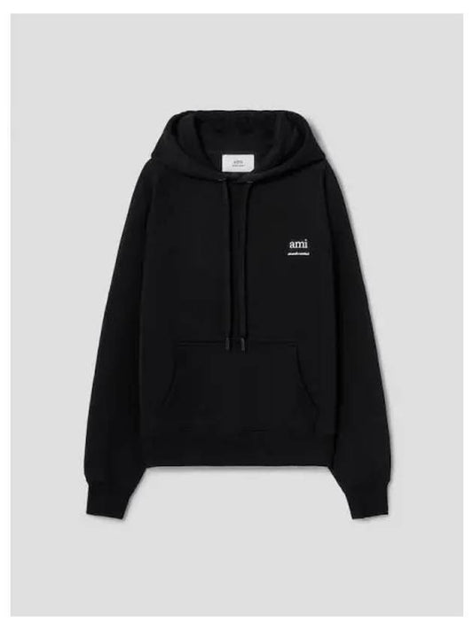 Unisex hooded sweatshirt hoodie Am black domestic product - AMI - BALAAN 1