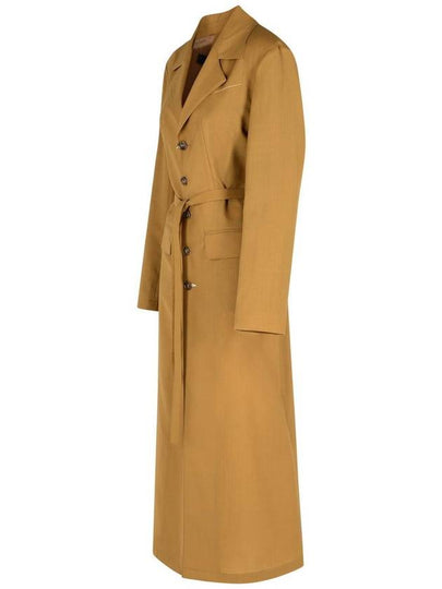 Mm6 Maison Margiela Beige Wool Trench Coat - MAISON MARGIELA - BALAAN 2