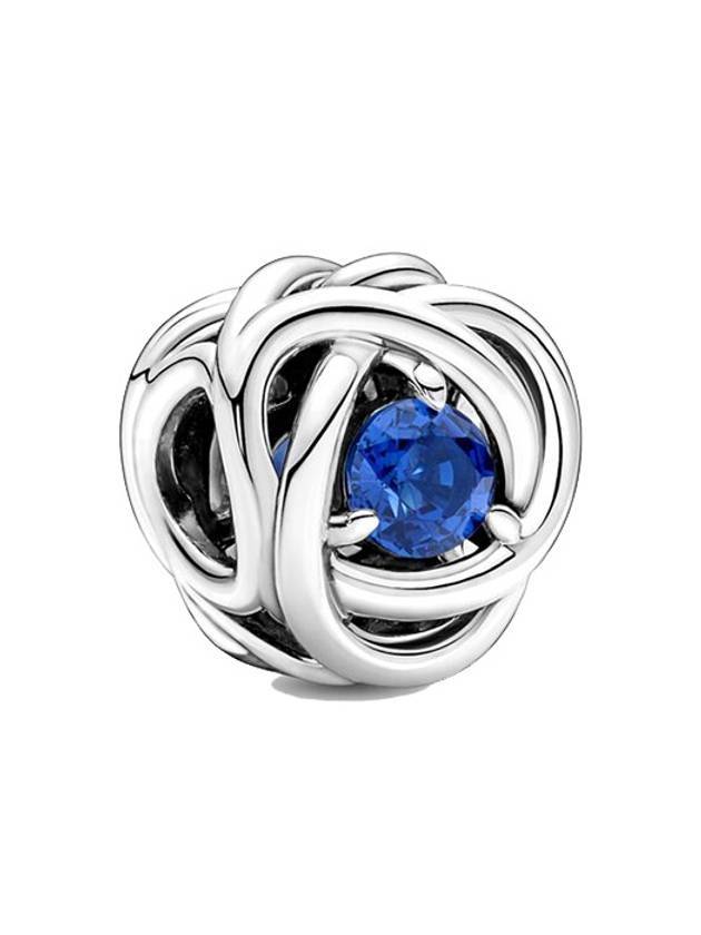 Blue Eternity Circle Charm Silver - PANDORA - BALAAN 1