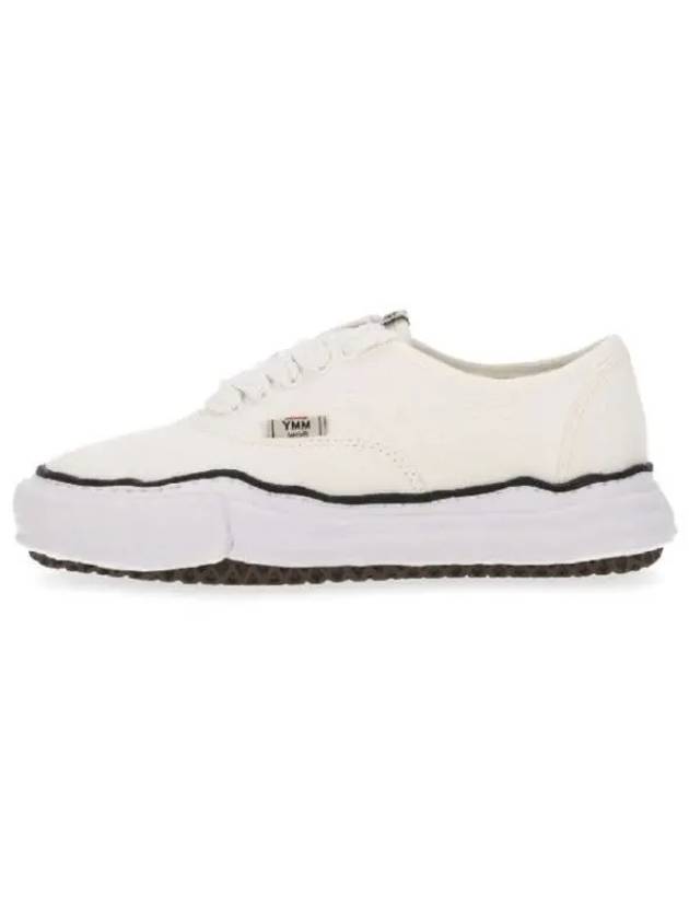 Baker OG Sole Canvas Low Top Sneakers White - MAISON MIHARA YASUHIRO - BALAAN 2