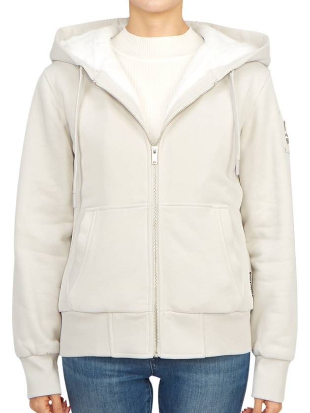 Classic Bunny 2 Zip Up Hoodie White Lining Willow Grey - MOOSE KNUCKLES - BALAAN 5