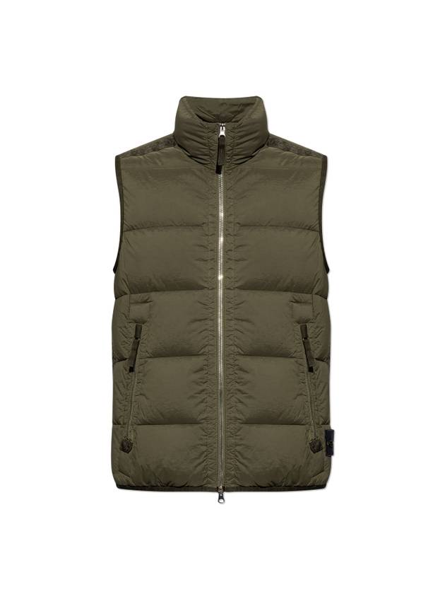 Seamless Tunnel Vest Khaki - STONE ISLAND - BALAAN 2