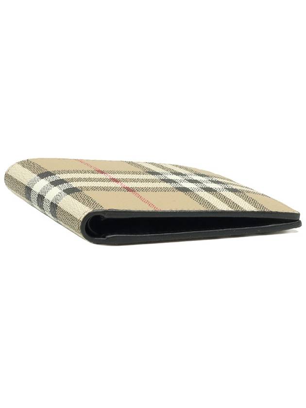 Archive Beige Vintage Check Bifold Half Wallet 80698111 - BURBERRY - BALAAN 4