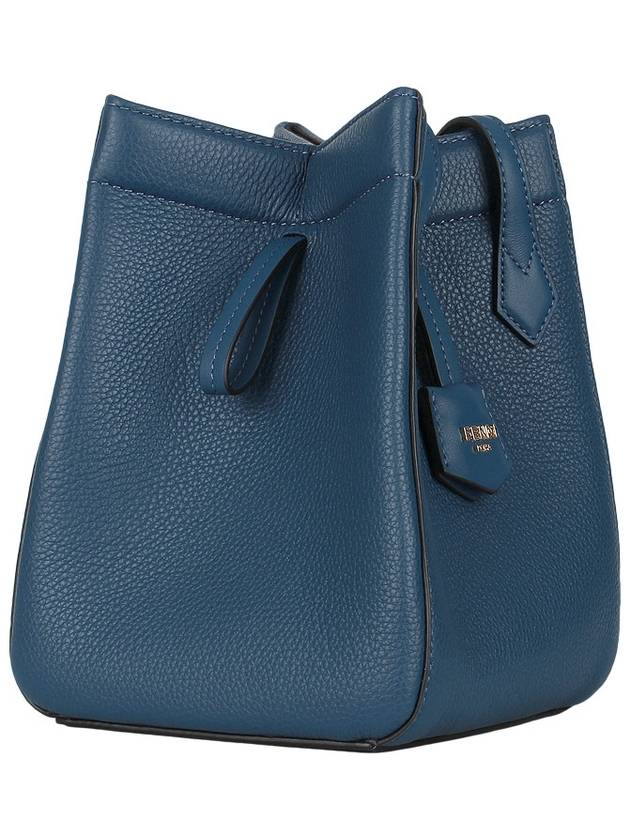 Origami Mini Bucket Bag Blue - FENDI - BALAAN 5