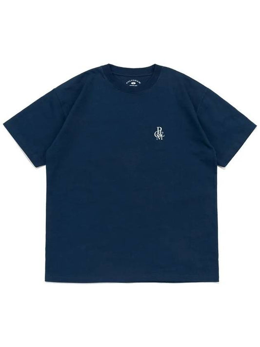 SYMBOL LOGO T SHIRTS DARK BLUE - POLYGRAM - BALAAN 1