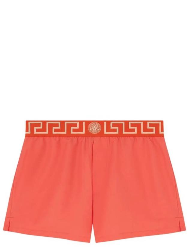 Greca Waistband Swim Shorts ABU010221A11120 - VERSACE - BALAAN 1