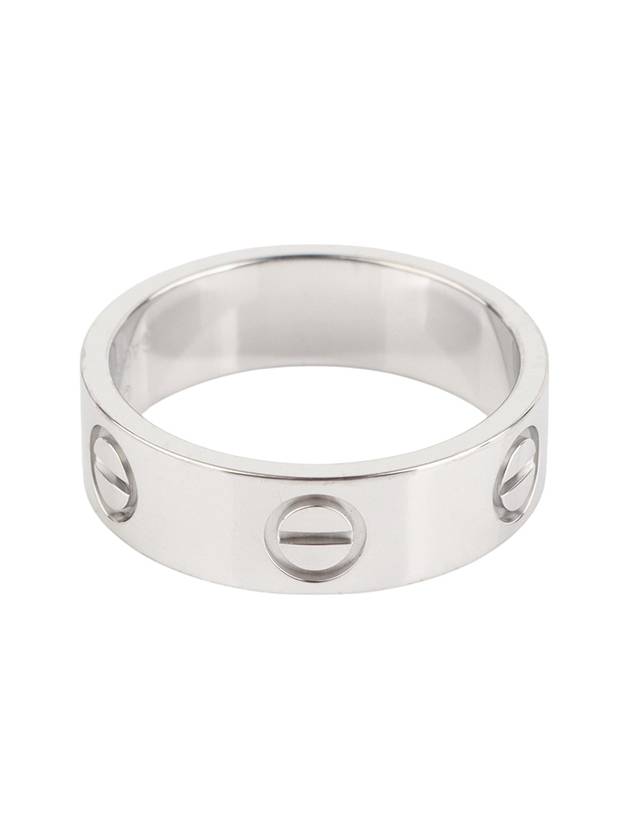 B4084700 White Gold Classic Love Ring No 51 Department Store Warranty 34148 - CARTIER - BALAAN 4