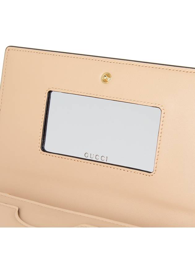 GG Matelassé Leather Long Wallet Rose Beige - GUCCI - BALAAN 9