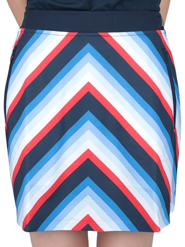 Women's Chevron Striped Skirt - G/FORE - BALAAN 7