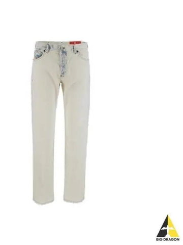 Washed straight pants white A03568007L5 - DIESEL - BALAAN 1