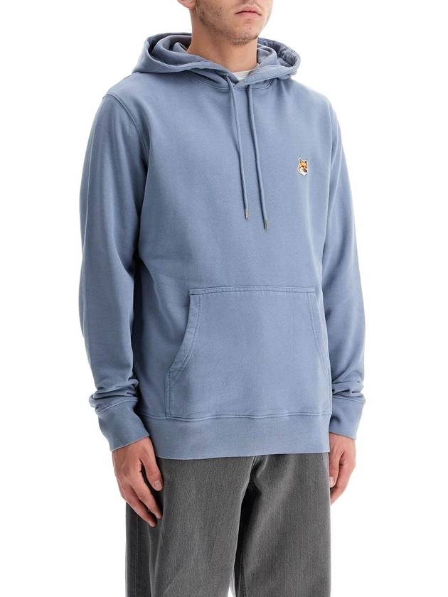 Fox Head Patch Regular Hoodie Light Blue - MAISON KITSUNE - BALAAN 3