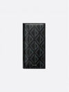 Vertical CD Diamond Canvas Long Wallet Black - DIOR - BALAAN 2