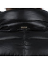 Elisa Ecofur Collar Goose Down Padding Black - HERNO - BALAAN 11