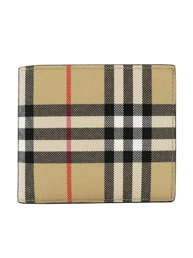 Vintage Check Bifold Wallet Archive Beige - BURBERRY - BALAAN 1