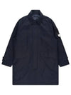 Ghost Piece O-Ventile Primaloft Insulation Trench Coat Navy - STONE ISLAND - BALAAN 2