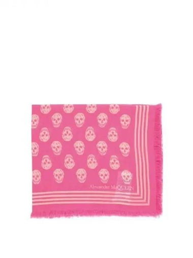 Alexander McQUEEN skull logo printing muffler 270670 - ALEXANDER MCQUEEN - BALAAN 1