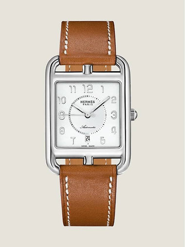 Women s Cape Cod Automatique Watch Calfskin Large Size Natural Barenia Color 37mm W047599WW00 - HERMES - BALAAN 1