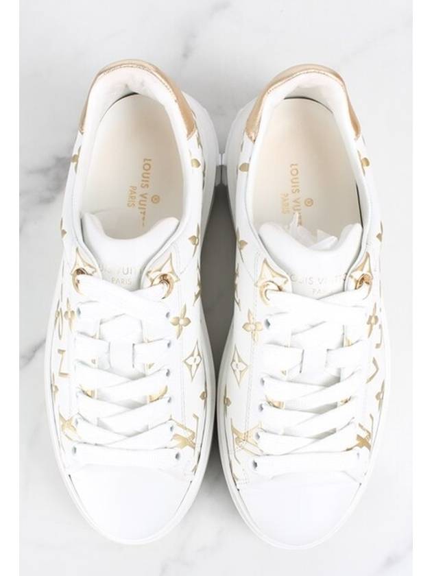 Time Out Gold Initial Sneakers 35 5 225 - LOUIS VUITTON - BALAAN 9