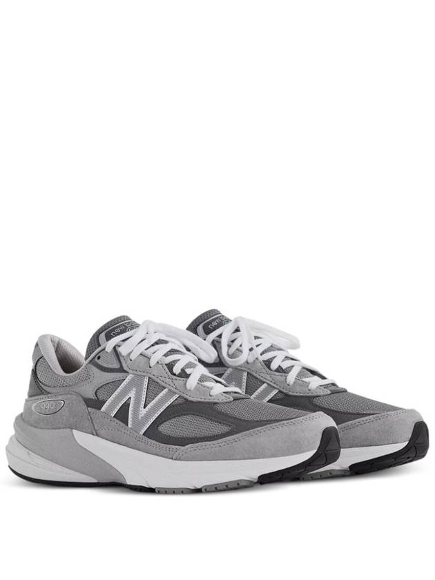 990V6 Castlerock Low-Top Sneakers Grey - NEW BALANCE - BALAAN 3