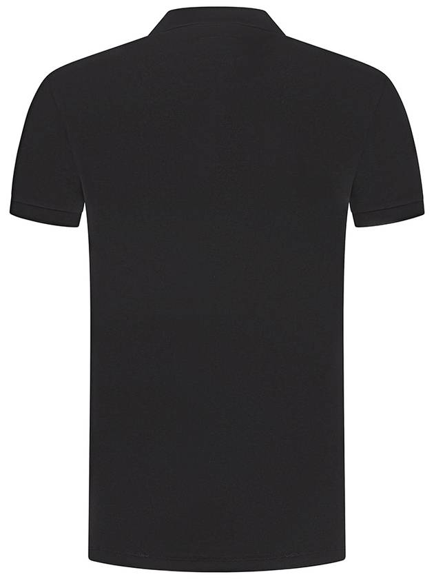 Logo Cotton Polo Shirt Black - CP COMPANY - BALAAN 3