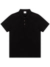 Men's Goldman Short Sleeve PK Shirt Black - BURBERRY - 1
