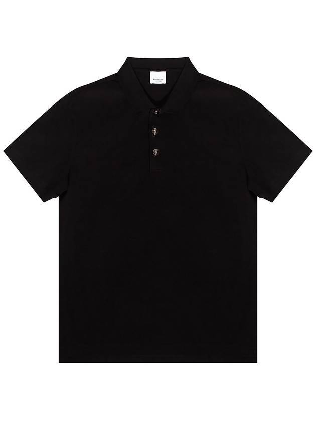 Men's Goldman Short Sleeve PK Shirt Black - BURBERRY - 1