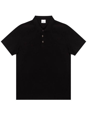 Men's Goldman Short Sleeve PK Shirt Black - BURBERRY - 1