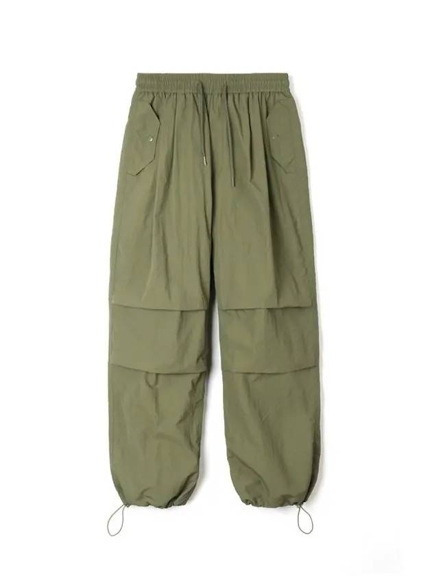 Tasran two-tuck pocket parachute pants_khaki - INDUST - BALAAN 9