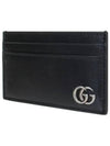 GG Marmont 2-Stage Card Wallet Black - GUCCI - BALAAN 3