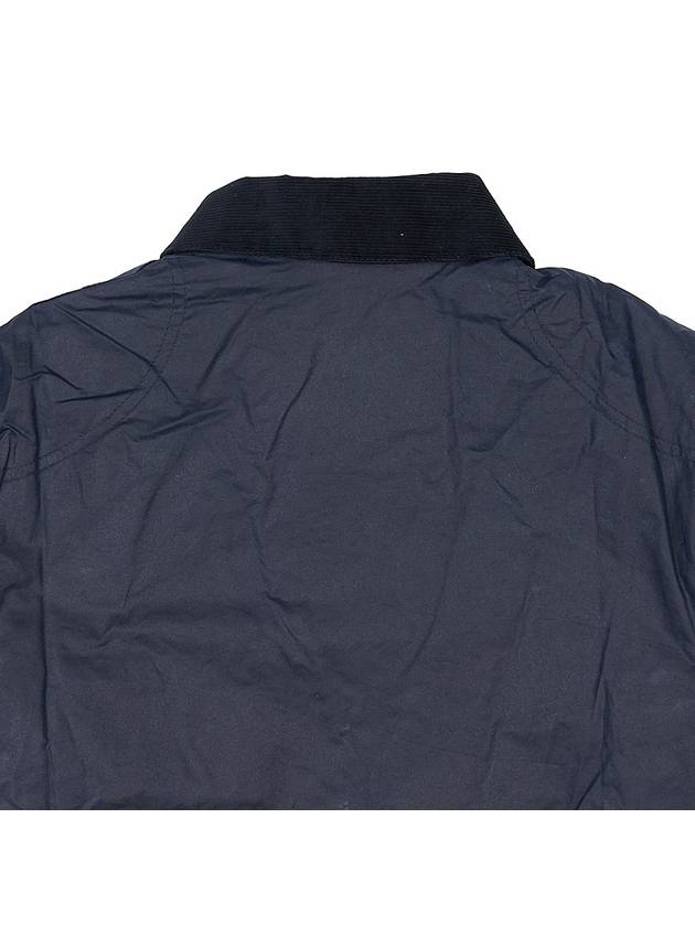 Edmound Wax Jacket Navy - BARBOUR - BALAAN 10