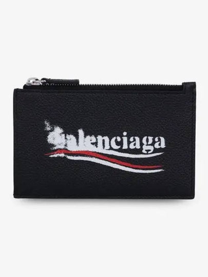 Wave Logo Card Wallet Black - BALENCIAGA - BALAAN 2