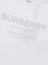 Kids Logo Short Sleeve T-Shirt White - BURBERRY - BALAAN 4