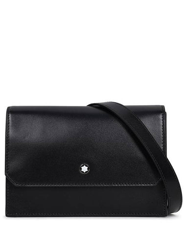 Logo Meister Stick Mini Cross Bag Black - MONTBLANC - BALAAN 1