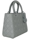 Lady Bag Medium Ultramatte Stone Gray M0565ILOI M41G - DIOR - BALAAN 2