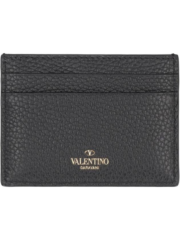 Valentino Garavani Valentino Garavani - Rockstud Leather Card Holder - VALENTINO - BALAAN 3