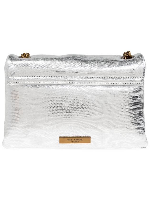 Kurt Geiger Shoulder Bag Md Soft Kensington, Women's, Silver - KURT GEIGER - BALAAN 3