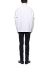 Big Heart Logo Wool Knit Turtleneck White - AMI - BALAAN 6