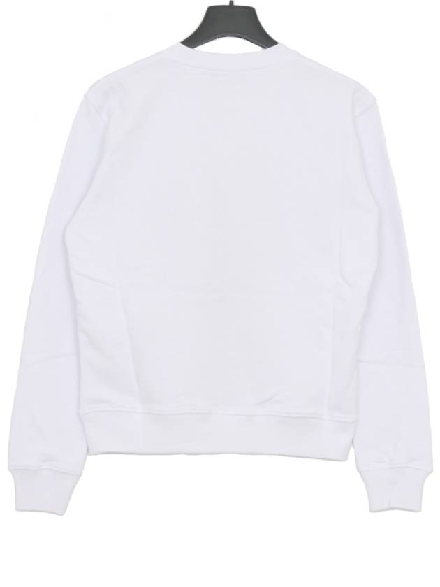 Box Logo Cotton Sweatshirt White - MSGM - BALAAN 6