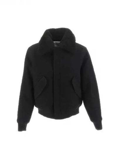 Women s Jacket Paris With Shearling Collar Unisex - AMI - BALAAN 2