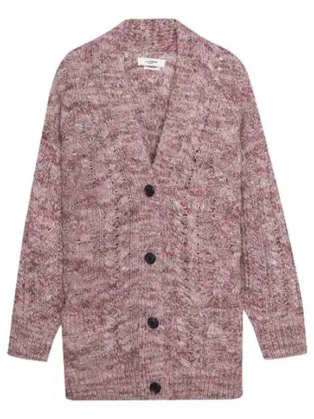 Rose Wally cable knit cardigan - ISABEL MARANT - BALAAN 1