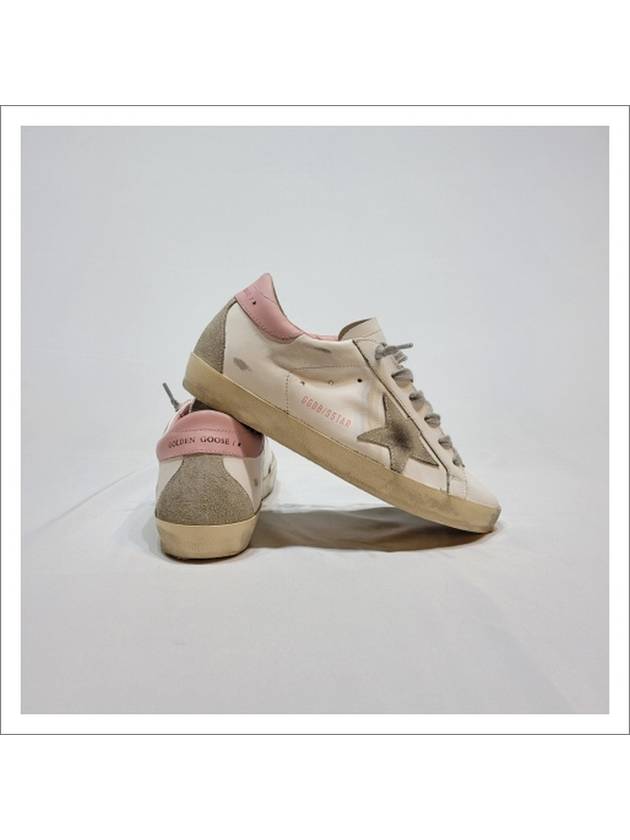 Superstar White Pink Heel Tab Sneakers - GOLDEN GOOSE - BALAAN 8