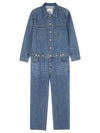 Men's PLG Denim Jumpsuit Blue - PHILOGRAM - BALAAN 1