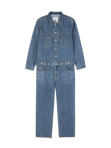 Men's PLG Denim Jumpsuit Blue - PHILOGRAM - BALAAN 1